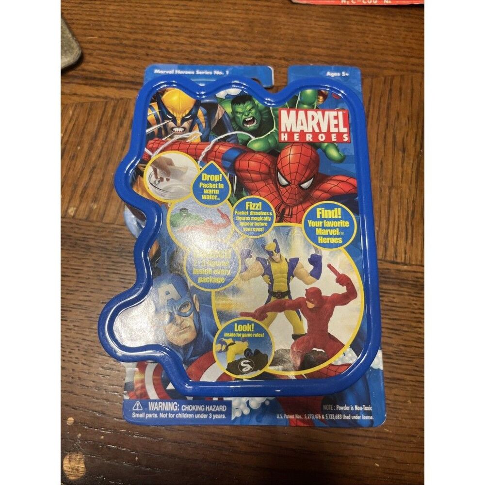 Marvel Super Hero Zizzlingers Vintage New and Sealed MIP
